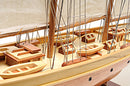 Atlantic Yacht Schooner Wooden Scale Model Mid Deck Details