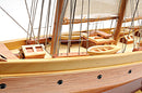 Atlantic Yacht Schooner Wooden Scale Model Forward Deck Details