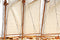 Atlantic Yacht Schooner Wooden Scale Model 3 Mast Details
