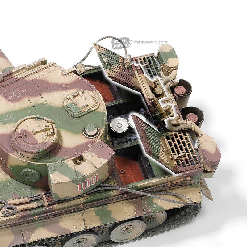 Sd.Kfz.181 Pzkpfw VI Ausf. E (Tiger I) 505th Heavy Tank Battalion 1943, 1/32 Scale Model Engine Compartment Detail