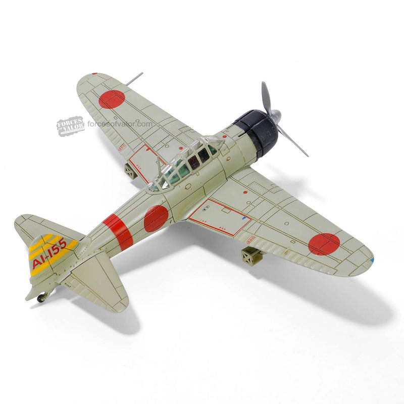 Mitsubishi A6M2 “Zero” 2nd Fighter Squadron Imperial Japanese Navy, Carrier Akagi  1941, 1:72 Scale Model Right Rear View