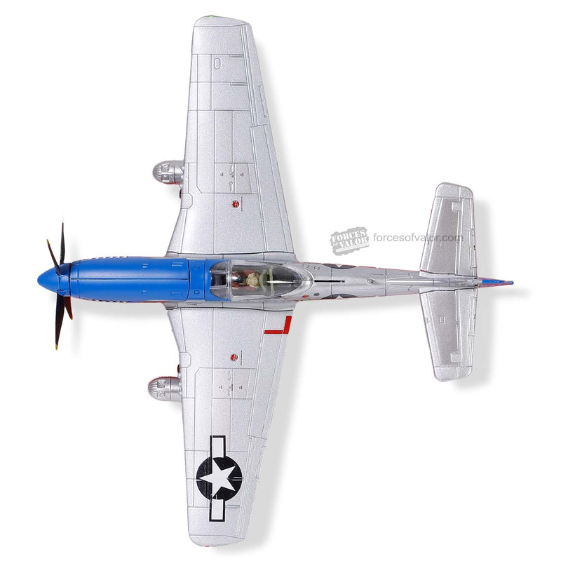 North American P-51D Mustang “ Petie 3rd ” 487th Fighter Squadron, USAAF 1944, 1:72 Scale Model Top View