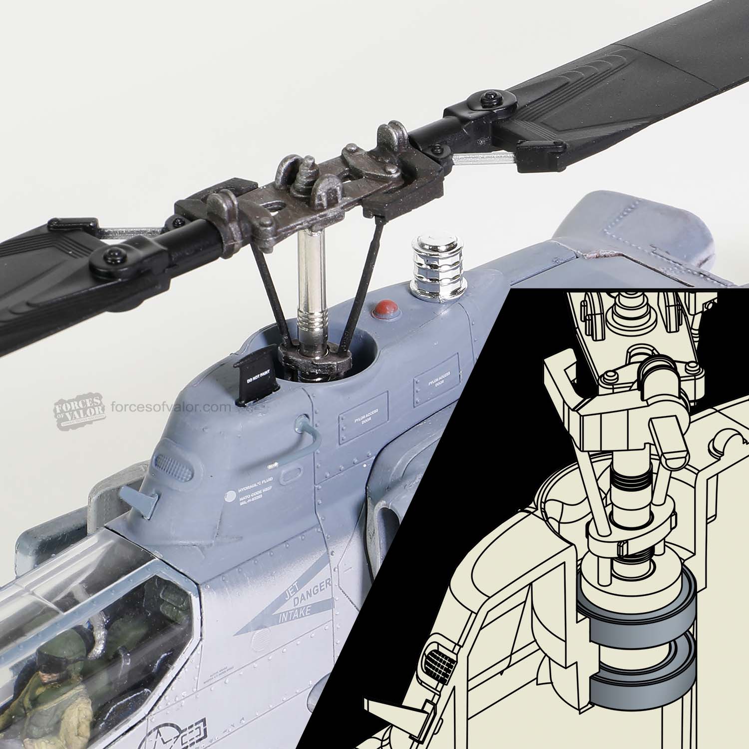 Bell AH-1W SuperCobra 1/48 ヘリコプター Italeri 1/48 Bell AH-1W Supercobra | Jon's Models