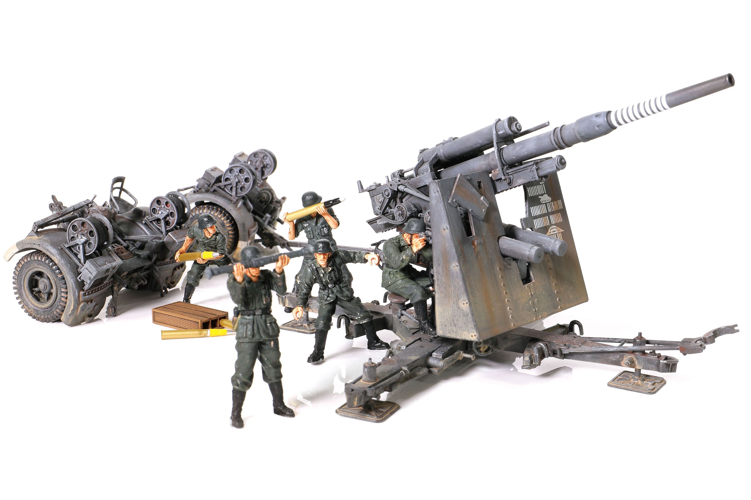 Krupp Flak 36 8.8 cm Anti-Aircraft Gun German Army Stalingrad 1943, 1:32 Scale Model By Forces Of Valor