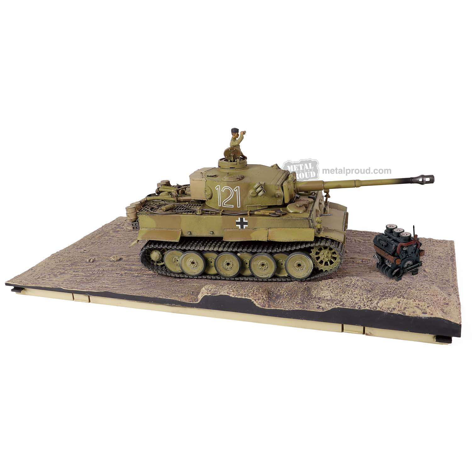 Sd.Kfz181 Pzkpfw VI Ausf. E (Tiger I), 501th Heavy Tank Battalion, Tunisia 1943, 1/32 Scale Model