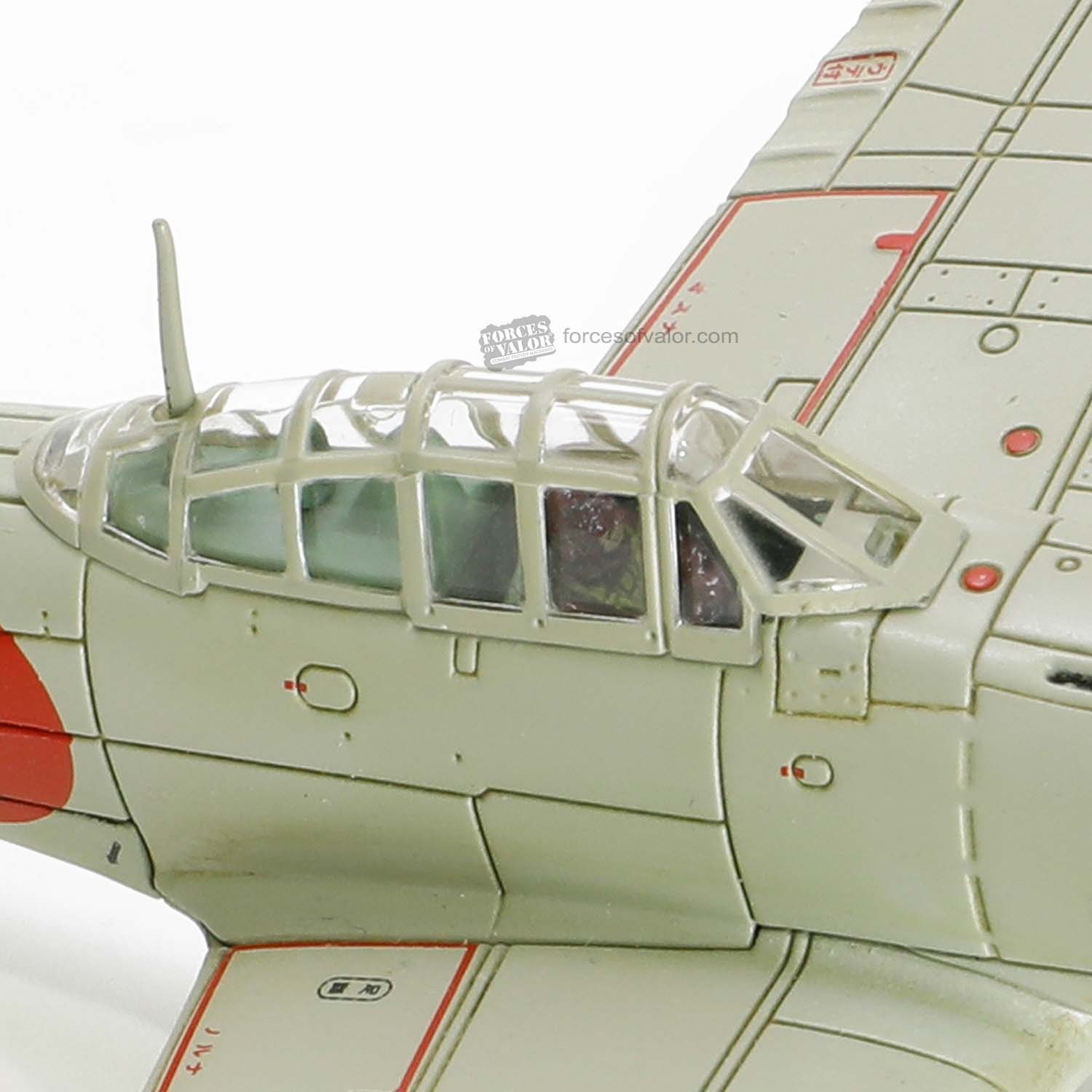 Mitsubishi A6M2 “Zero” 4th Hikōtai Imperial Japanese Navy, Carrier Hiryu  1941, 1:72 Scale Model Cockpit 