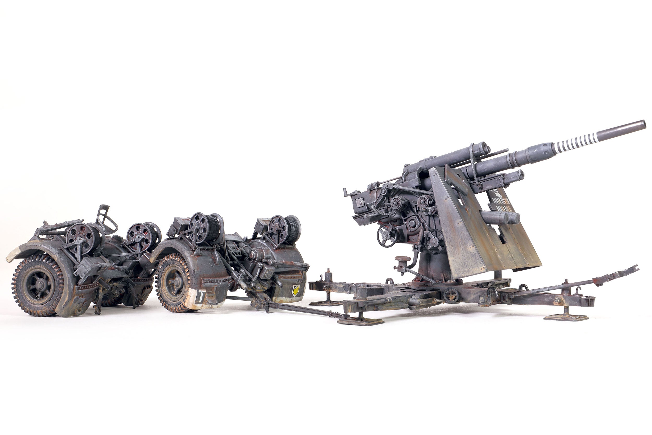 Krupp Flak 36 8.8 cm Anti-Aircraft Gun German Army Stalingrad 1943, 1:32 Scale Model