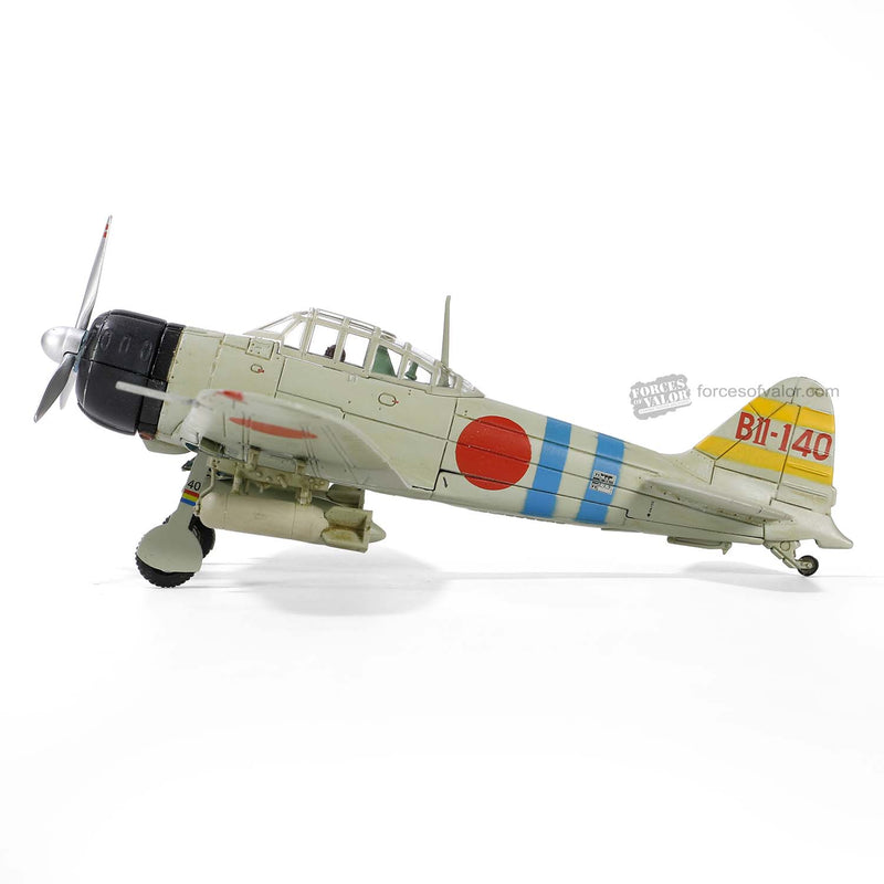 Mitsubishi A6M2 “Zero” 4th Hikōtai Imperial Japanese Navy, Carrier Hiryu  1941, 1:72 Scale Model Left Side View
