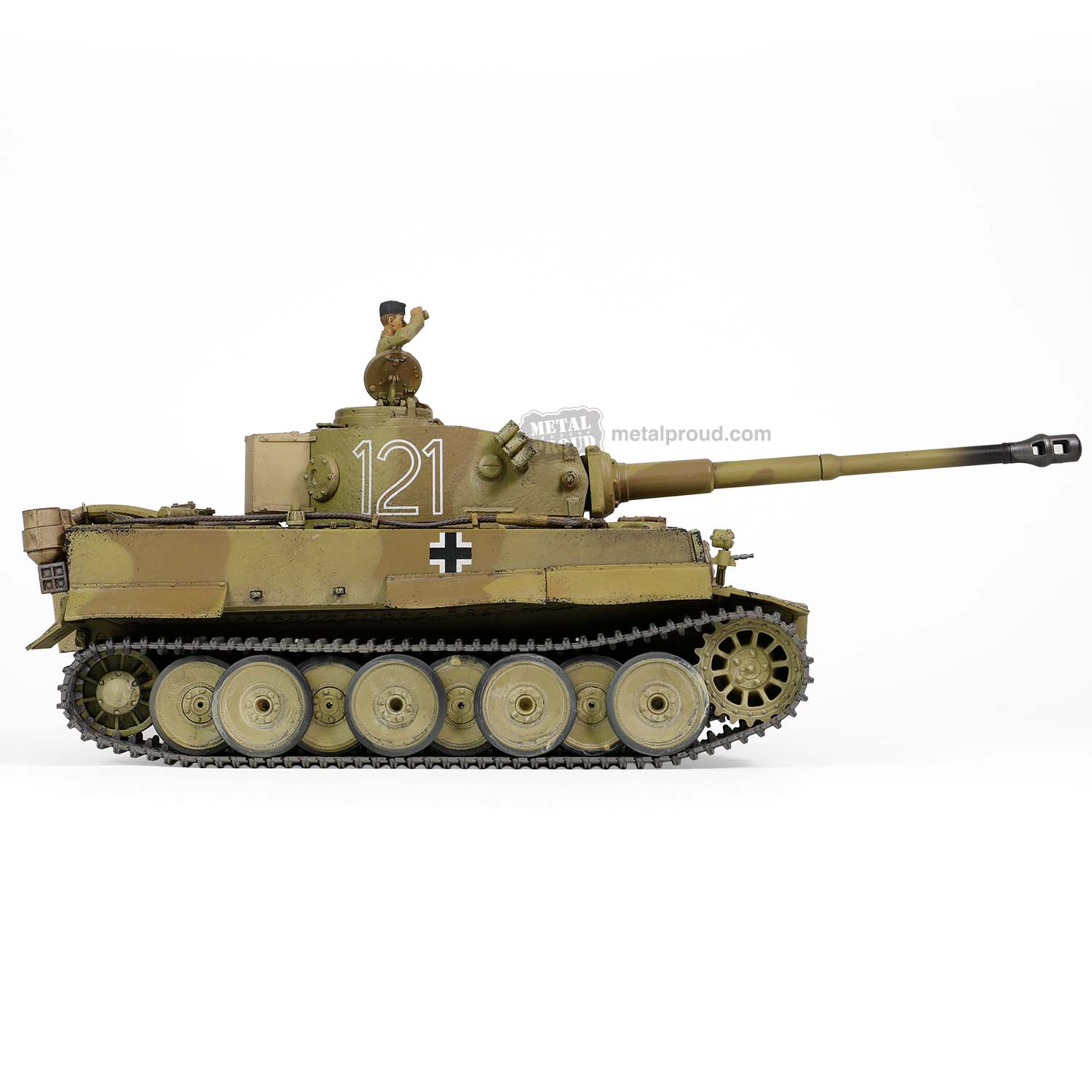 Sd.Kfz181 Pzkpfw VI Ausf. E (Tiger I), 501th Heavy Tank Battalion, Tunisia 1943, 1/32 Scale Model Right Side View