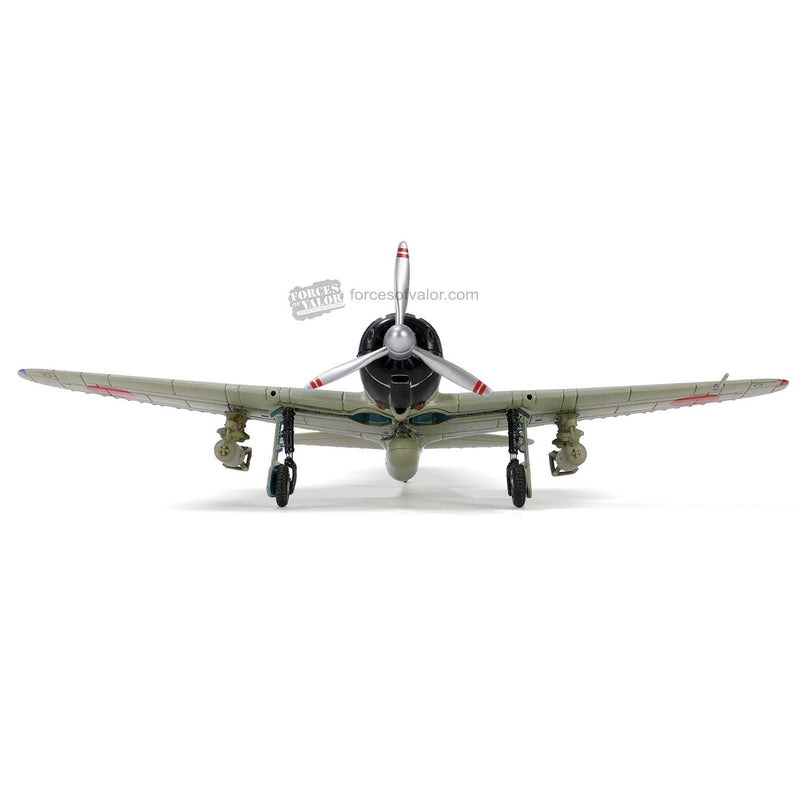 Mitsubishi A6M2 “Zero” 2nd Fighter Squadron Imperial Japanese Navy, Carrier Akagi  1941, 1:72 Scale Model Front View