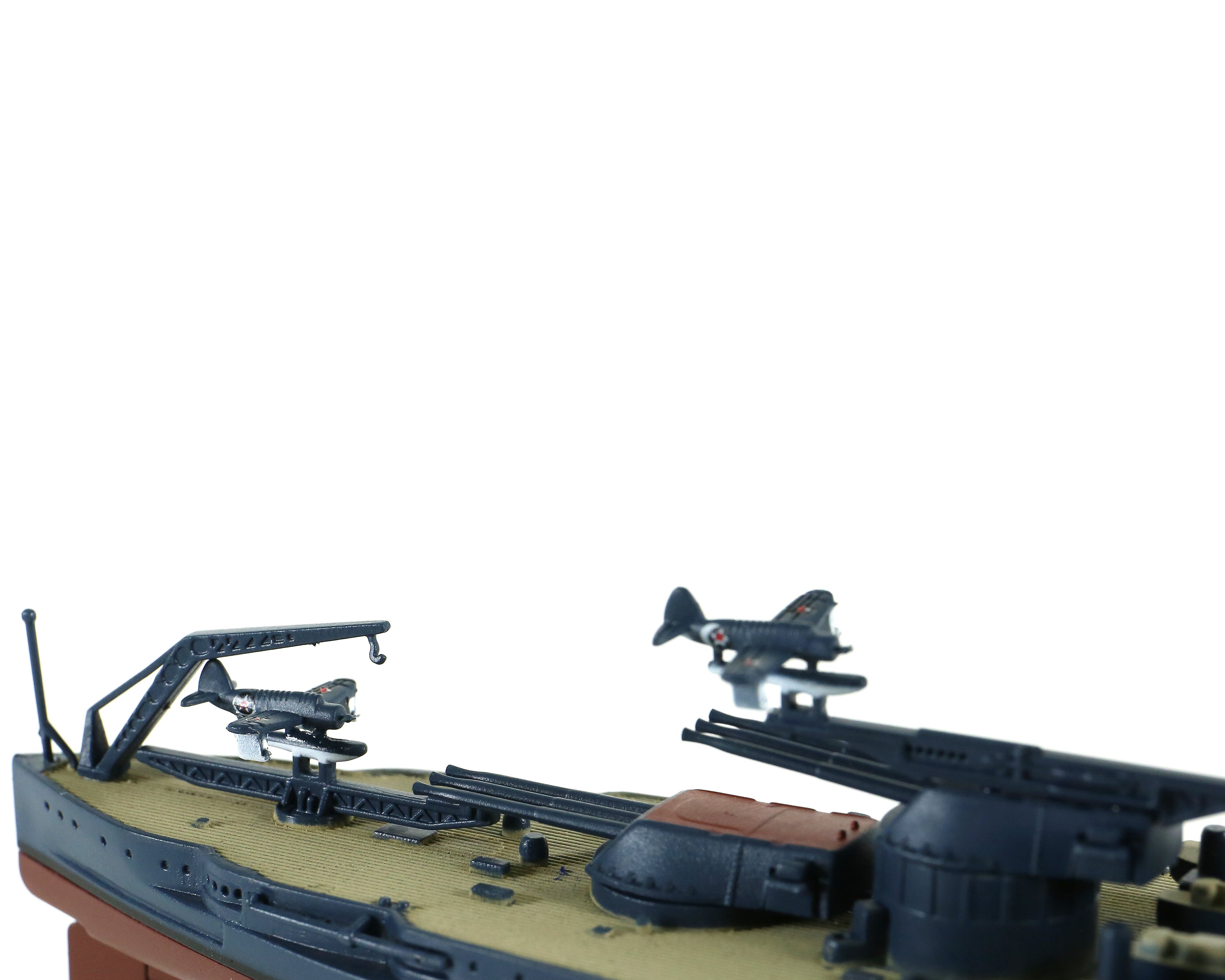 USS Arizona BB-39 1/700 Scale Model By Forces of Valor Catapult Details View