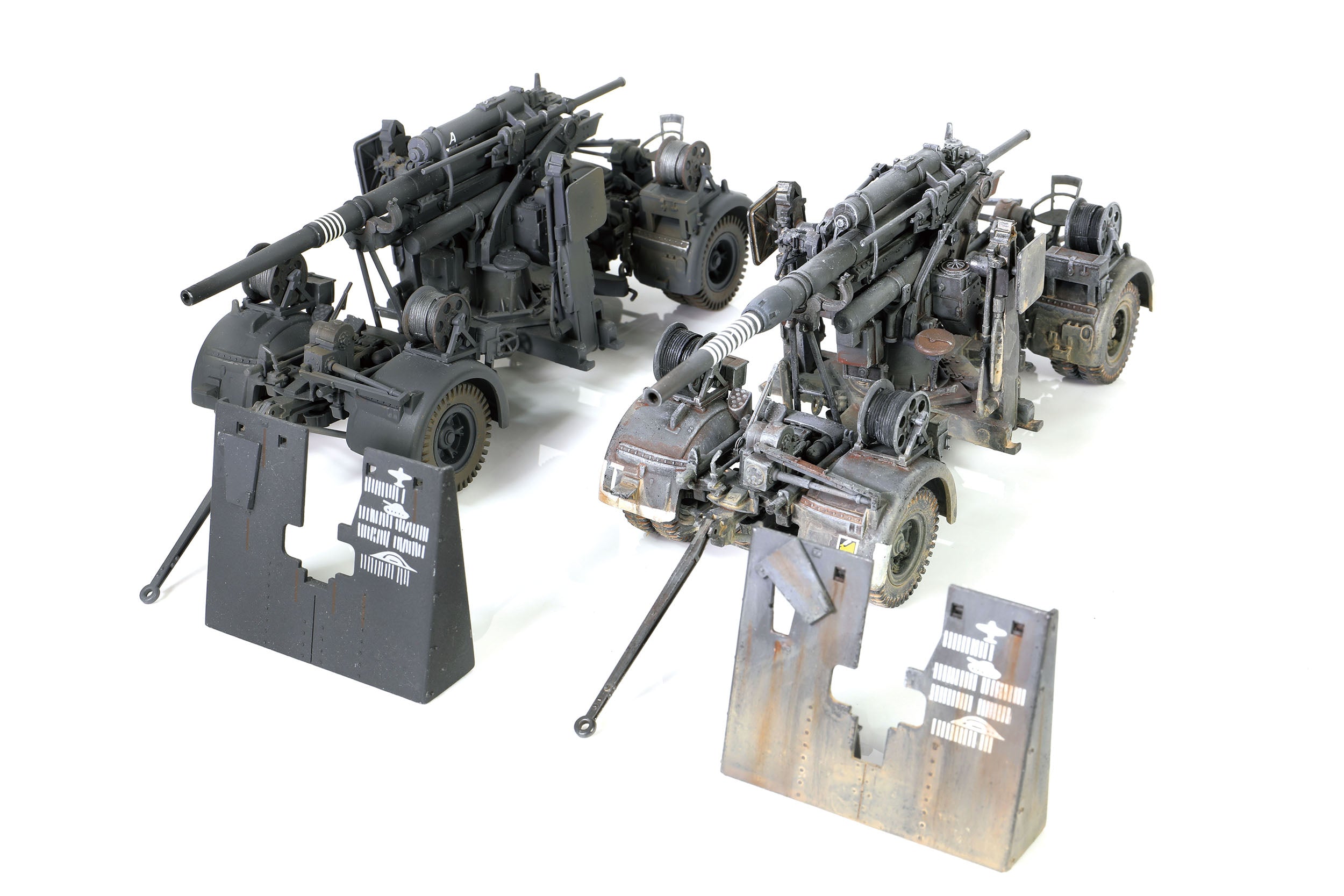 Krupp Flak 36 8.8 cm Anti-Aircraft Gun German Army Stalingrad 1943, 1:32 Scale Model