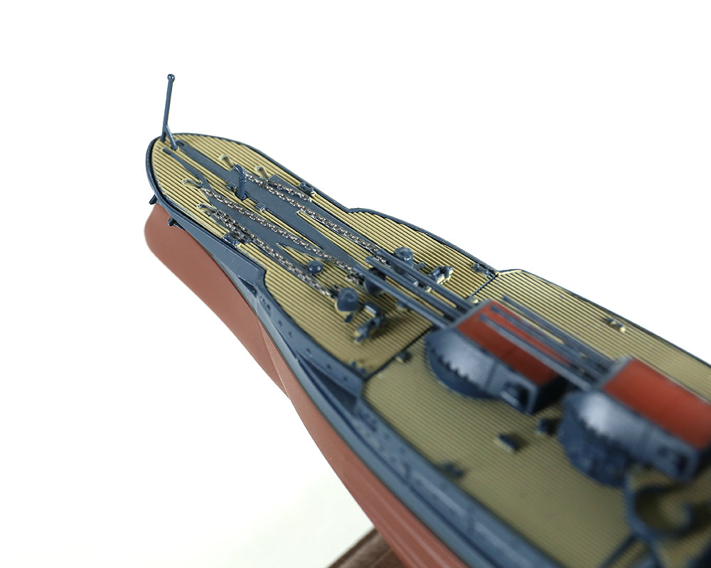 USS Arizona BB-39 1/700 Scale Model By Forces of Valor Bow Top View