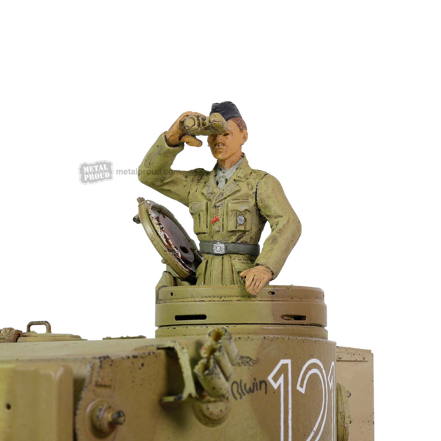 Sd.Kfz181 Pzkpfw VI Ausf. E (Tiger I), 501th Heavy Tank Battalion, Tunisia 1943, 1/32 Scale Model Tank Commander