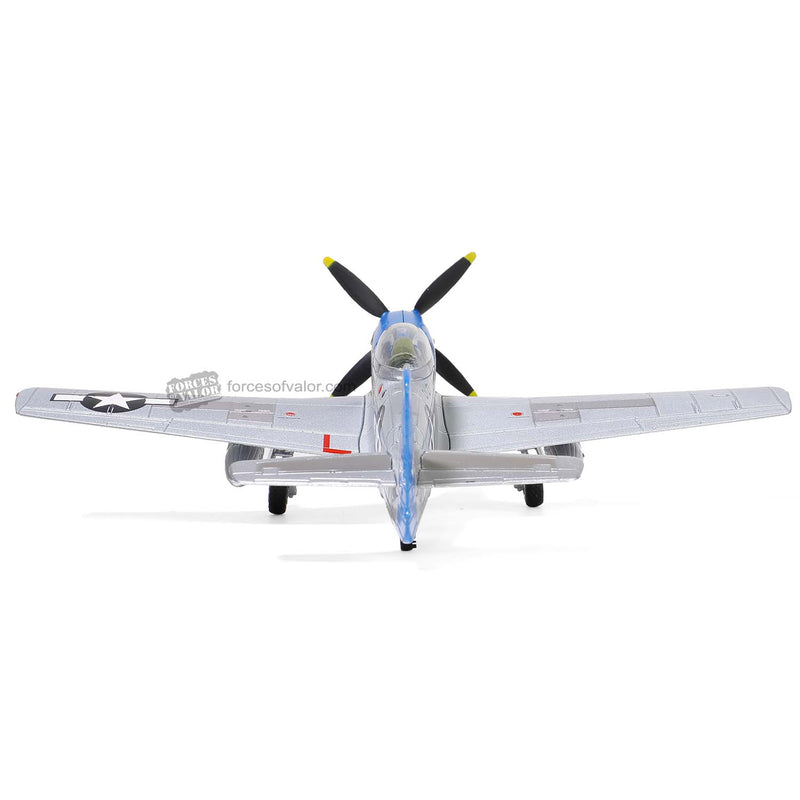 North American P-51D Mustang “ Petie 3rd ” 487th Fighter Squadron, USAAF 1944, 1:72 Scale Model Rear View