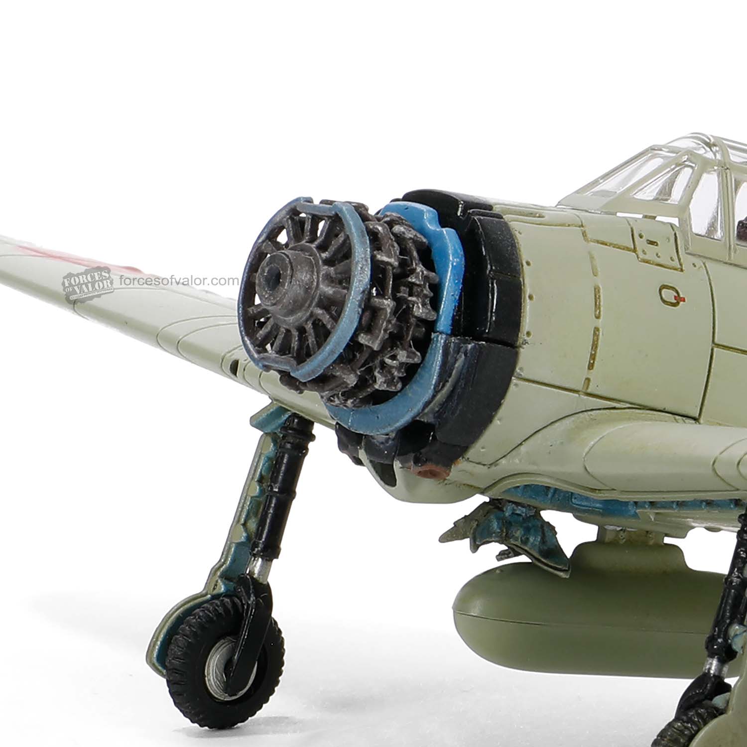 Mitsubishi A6M2 “Zero” 4th Hikōtai Imperial Japanese Navy, Carrier Hiryu  1941, 1:72 Scale Model Engine Detail