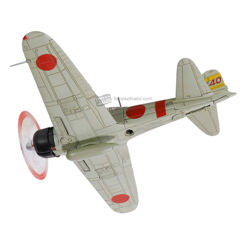 Mitsubishi A6M2 “Zero” 2nd Fighter Squadron Imperial Japanese Navy, Carrier Akagi  1941, 1:72 Scale Model Bottom View