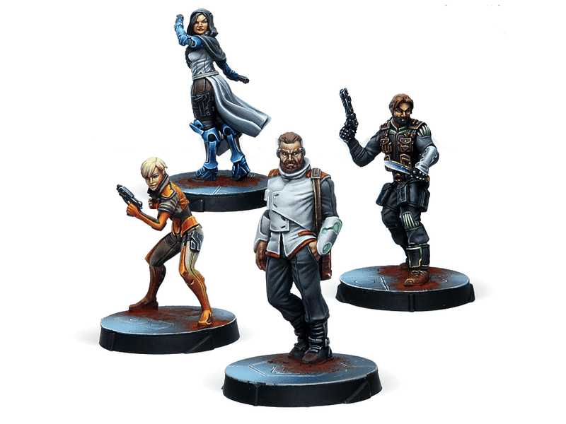 Infinity Agents Of The Human Sphere Characters Set Miniature Game Figures