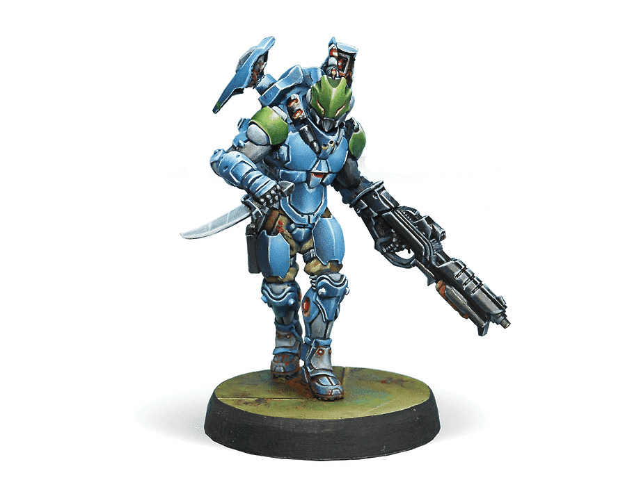 Commando Spitfire Rizz Corvus Belli | Infinity PanOceania Akalis Sikh Commandos (Spitfire ...