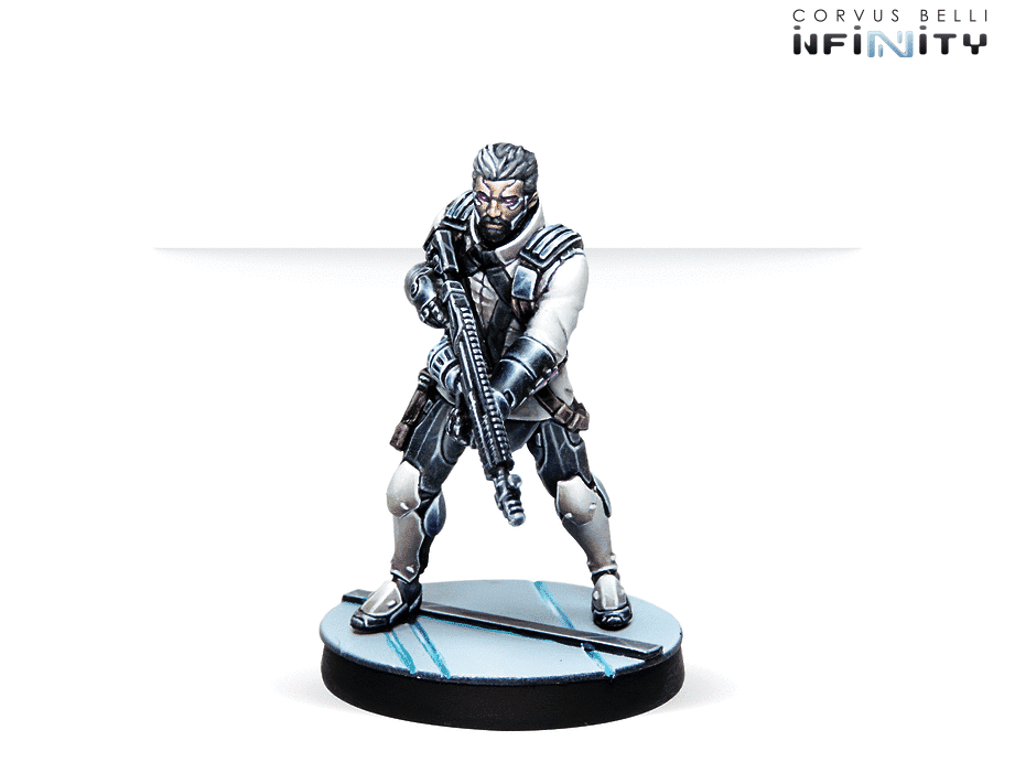 Infinity ALEPH Operations Action Pack Miniature Game Figures Shukra Boarding Shotgun