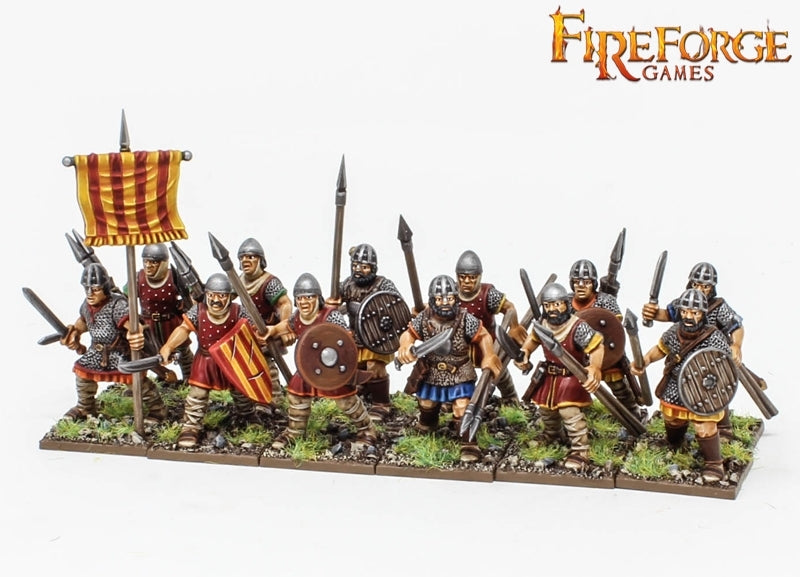 Spanish Almughavars, 28mm Model Figures Completed Example