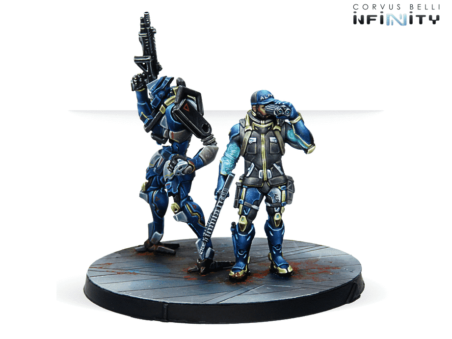 Infinity O-12 Alpha Unit (Light Shotgun) Miniatures Game Figures