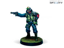 Infinity CodeOne Ariadna Booster Pack Beta Miniature Game Figures Chasseur Light Flamethower