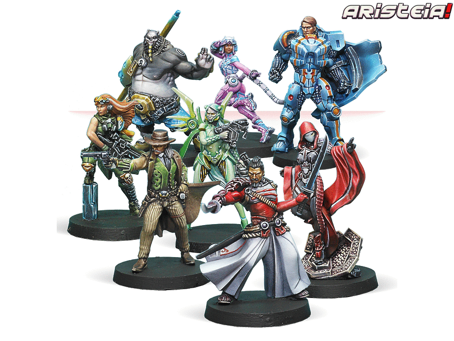 Aristeia! Core Box Miniature Game Set Characters