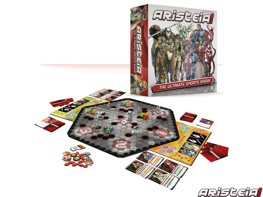 Aristeia! Core Box Miniature Game Set Box Contents