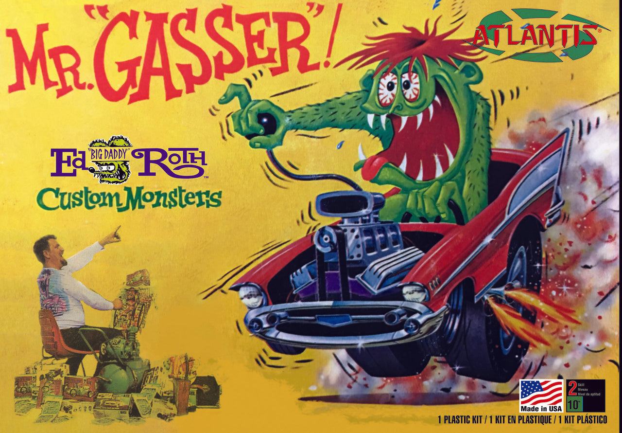 Atlantis Models Mr. Gasser Ed Big Daddy Roth Plastic Model Kit