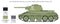 T-34/76 1943 Tank 1/72 Scale Model Kit Example Version