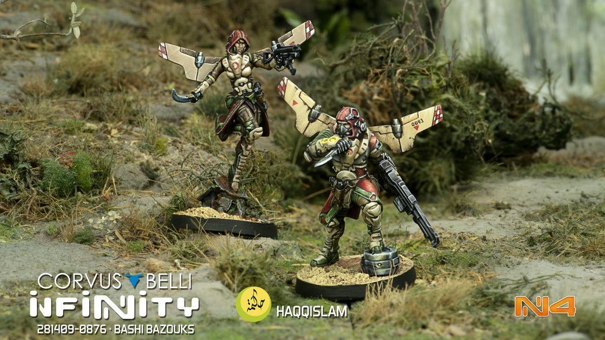 Infinity Haqqislam Bashi Bazouks Miniature Game Figures