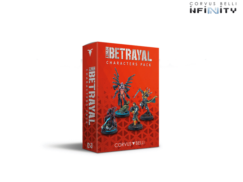 Infinity Betrayal Characters Pack Miniature Game Figures Box