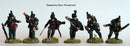 Napoleonic British 95th Rifles Command, 28 mm Scale Model Metal Figures