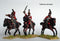 Napoleonic British Heavy Dragoon / Dragoon Guard Command Galloping, 28 mm Scale Model Metal Figures