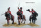 Napoleonic British Mounted Colonels, 28 mm Scale Model Metal Figures