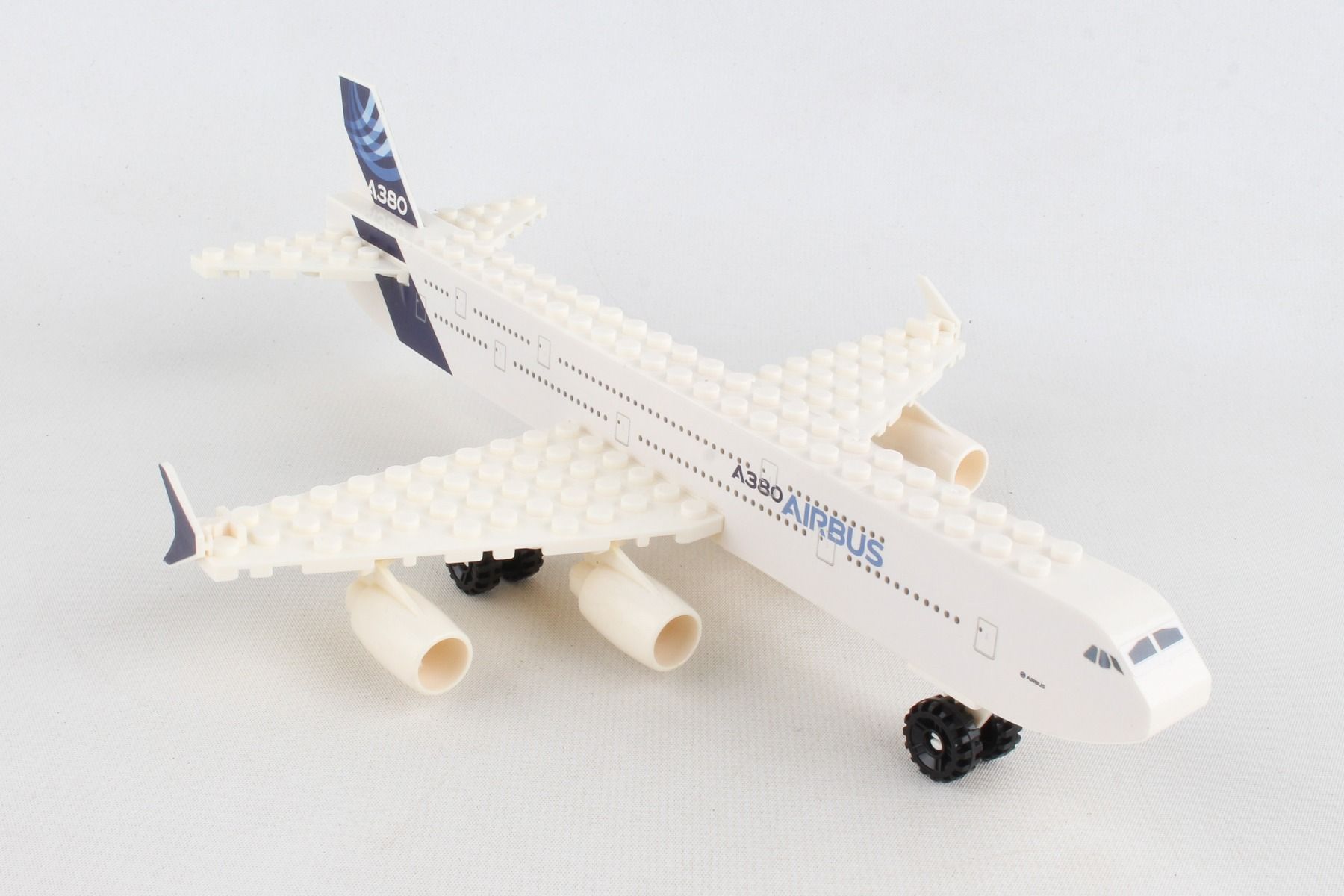 Airbus A380, 55 Piece Construction Block Kit Right Front View