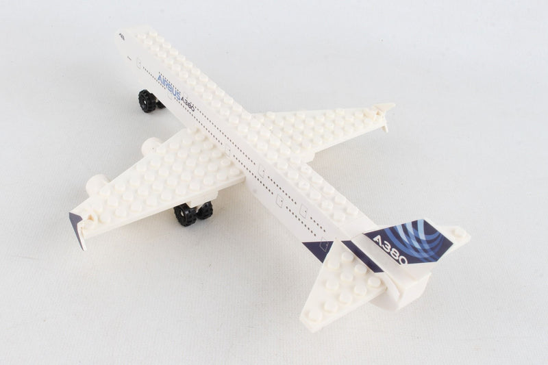 Airbus A380, 55 Piece Construction Block Kit Left Rear View