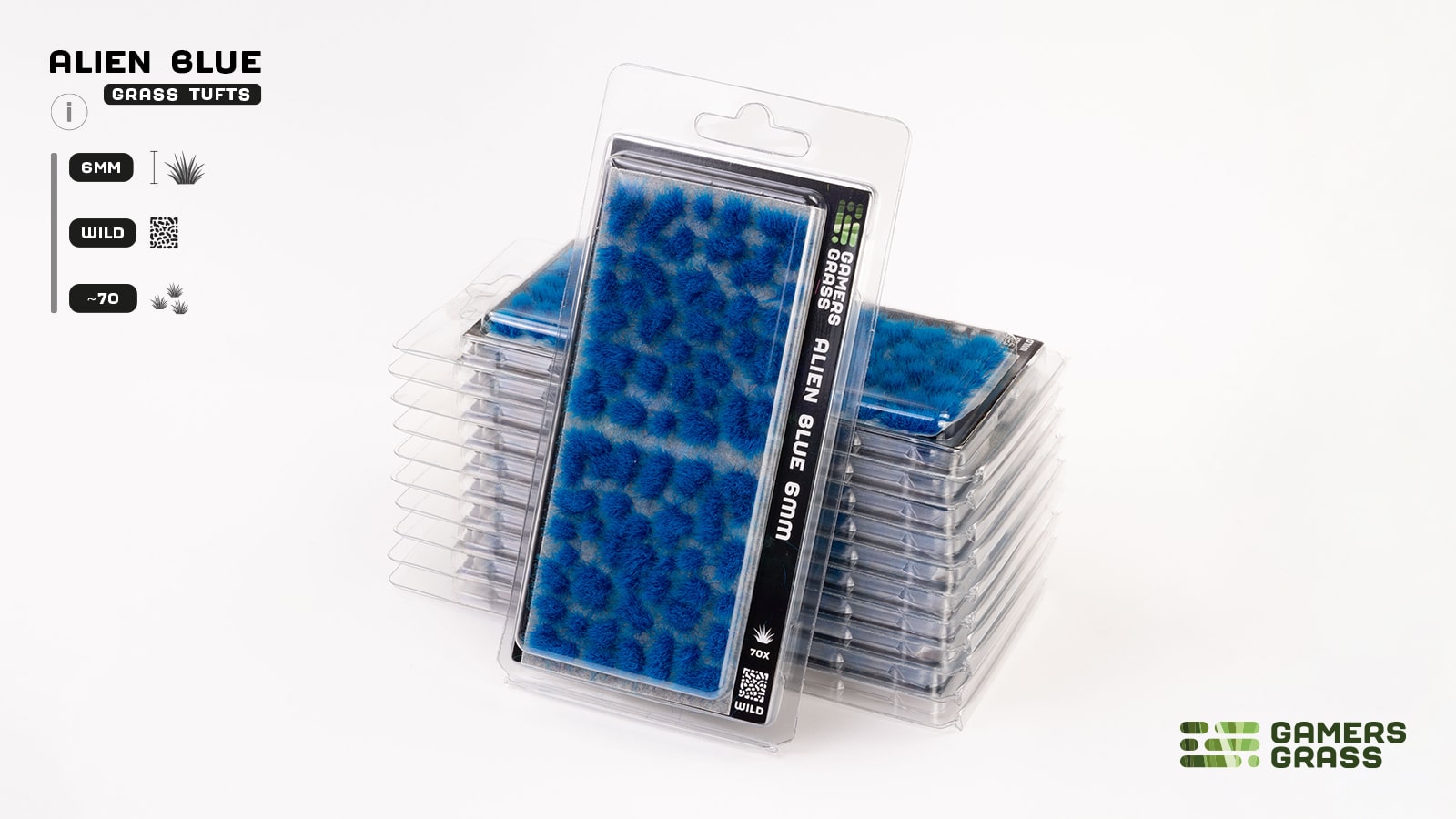 Alien Blue Tuft Set 6mm Packaging