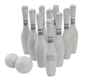 Vintage Wooden Bowling Pin Set – 10 pcs By Wooden Story