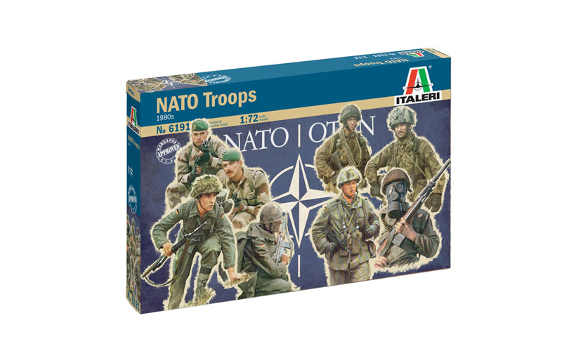 NATO Troops (1980’s) 1/72 Scale Plastic Figures