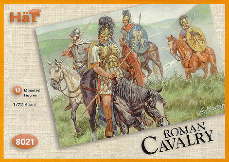 Roman Cavalry 1/72 Scale Model Plastic Figures