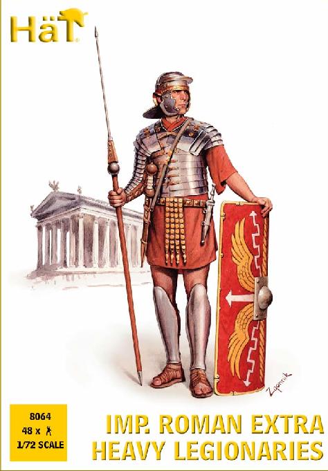 Imperial Roman Extra Heavy Legionaries 1/72 Scale Model Plastic Figures