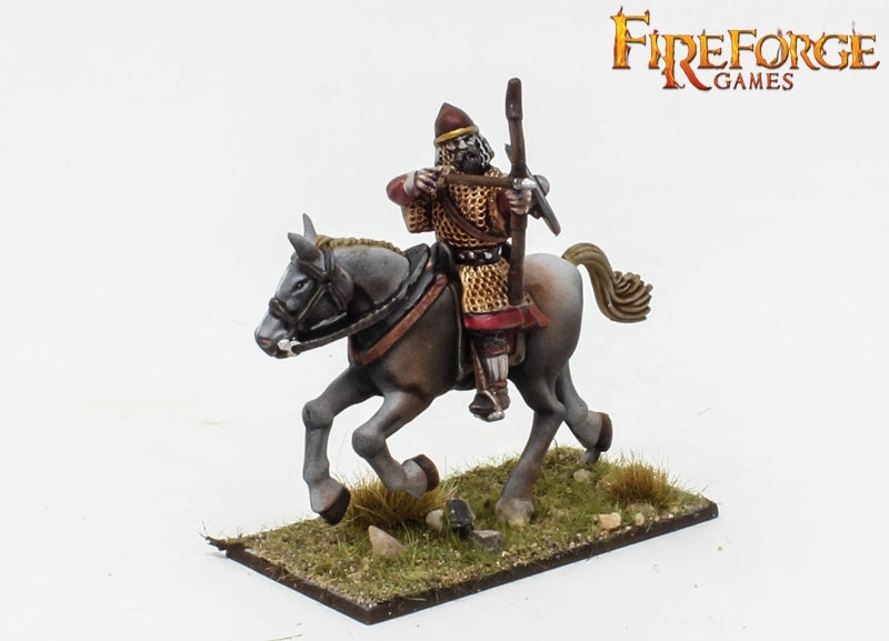 Byzantine Horse Archers, 28mm Model Figures Close Up