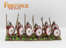 Byzantine Spearmen 9th - 11th Century, 28mm Model Figures Painted Example