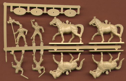 Roman Auxiliary Cavalry 1/72 Scale Model Plastic Figures Frames