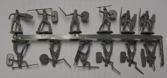 Ancient Germans 1/72 Scale Model Plastic Figures Sample Frame