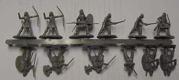 Ancient Dacians 1/72 Scale Model Plastic Figures Sample Frames