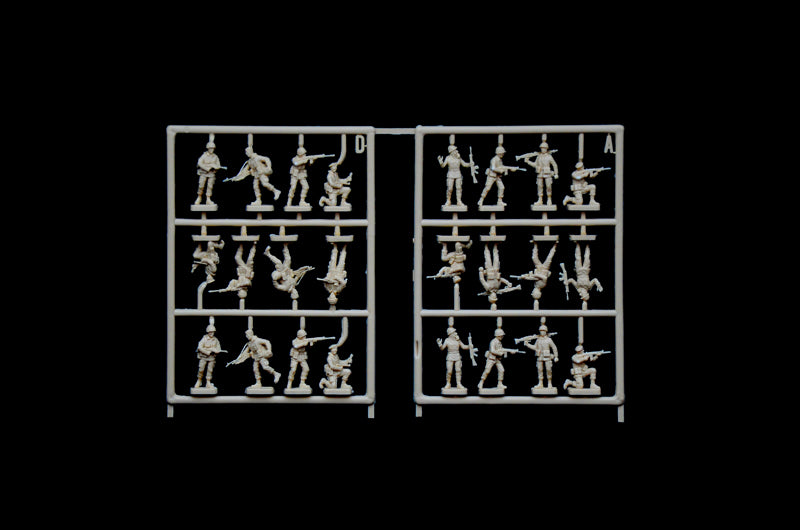 NATO Troops (1980’s) 1/72 Scale Plastic Figures Sample Frame
