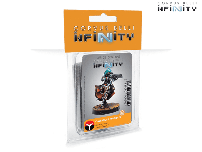 Infinity Nomads Cassandra Kusanagi (Spitfire) Miniature Game Figure Blister 